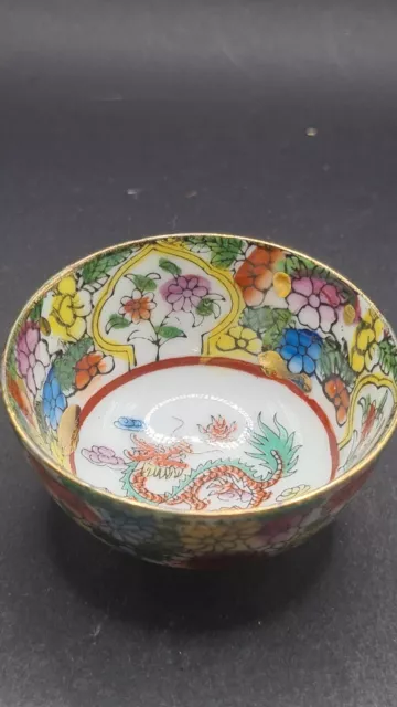 China Cloisonne Schüssel  Schale Deko Ornamente Handarbeit 063006 5*2,5cm