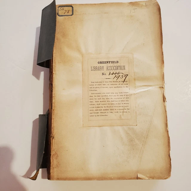 Vintage Book 1864 The Great Rebellion Government Political History yrs 1860-1864 5