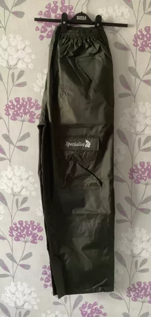 Leeda Specialist Anglers Waterproof Trousers - Size L (40-42”) - Brand New 