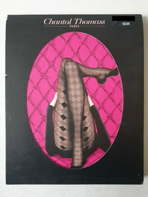 Collants Chantal Thomass Festons Et Nœuds - 20 Deniers, Taille 3, Couleur Cannelle/noir - Neuf Avec étiquettes