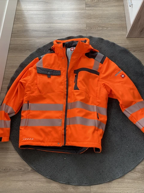 Engelbert Strauss Winter Warnschutz Softshelljacke e.s.motion! Gr. 2XL einmal ge