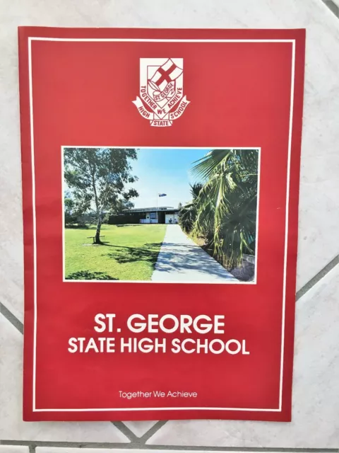 St George State High School Qld Vintage Prospectus 1980s Students Photos Balonne