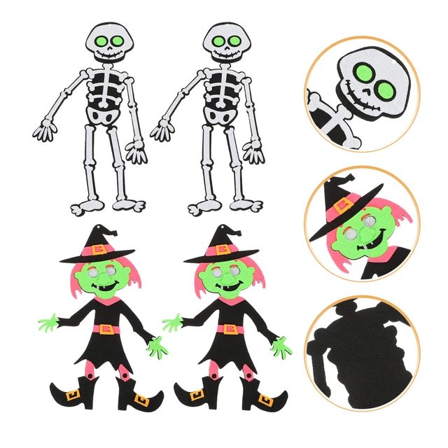 4 piezas Decoración Halloween Para Colgar Colgante Halloween Adorno Sentido