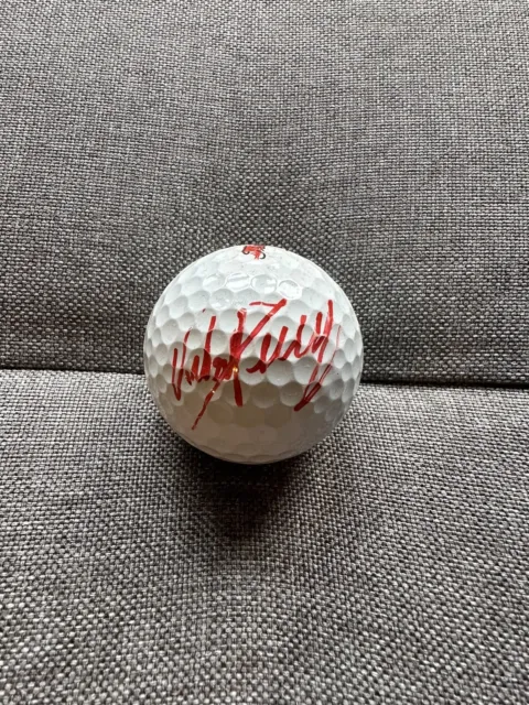 Victor Perez Signed Golf Ball With Stand