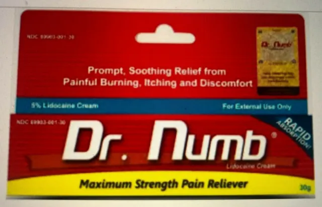 2. Dr. Numb Topical Anesthetic Cream - wide 2
