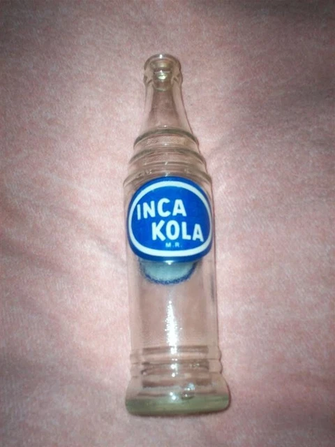 VINTAGE 1973 INCA Kola Glass Bottle from Peru $19.00 - PicClick