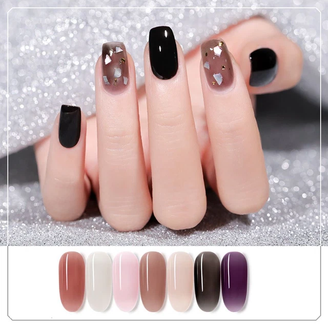 Gel de barniz fototerapia remojo gel UV esmalte de uñas gel de gelatina transparente gel