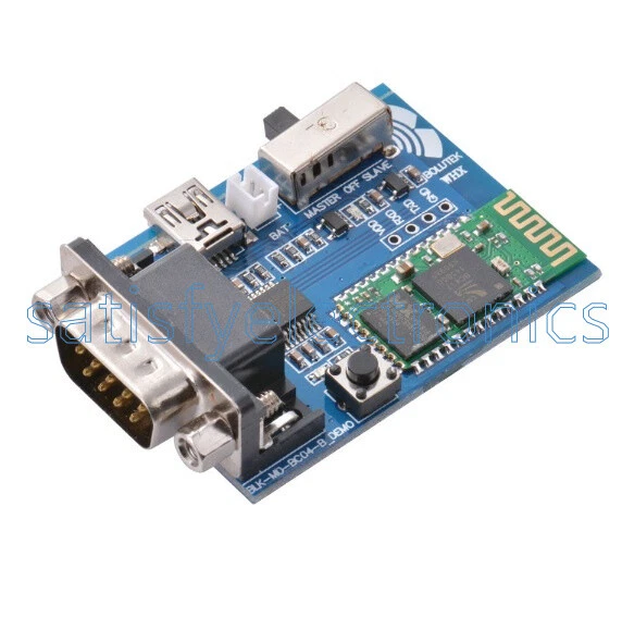 RS232 BLUETOOTH SERIAL Adapter Communication Master-Slave Module 5v ...