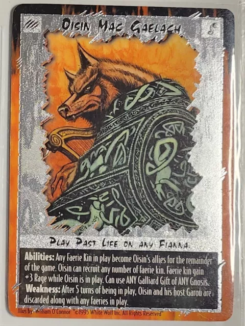 Rage CCG  Werewolf the Apocalypse UNlimited "Oisin Mac Gaelach" UR Foil