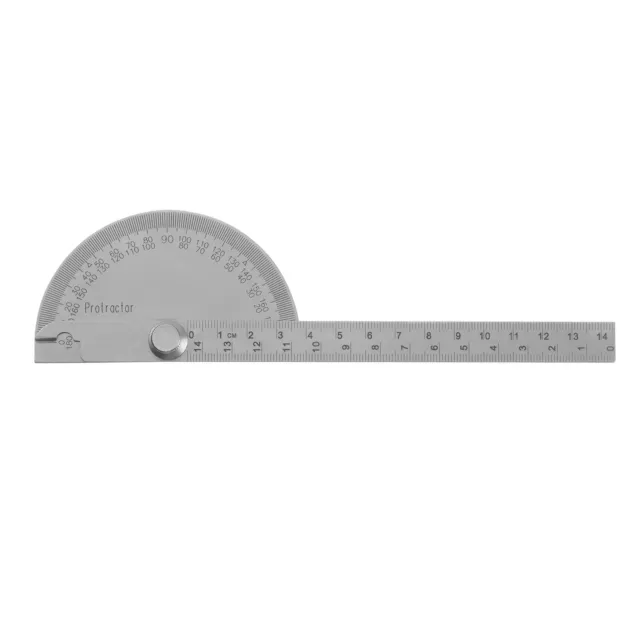 Angle Protractor 0-180 Degrees Round Head Finder Measuring Ruler with 14cm Arm