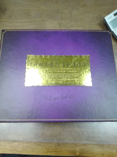 THE GOLDEN TICKET Family Board Game Willy Wonka and the Chocolate