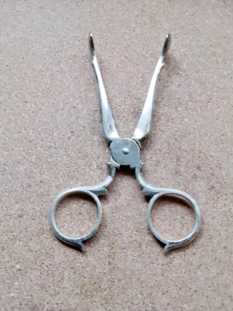 Antique Solid Silver Hallmarked Sugar Tongs/Nips