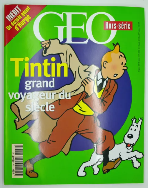 Geo Hors Serie / Tintin Grand Voyageur Du Siecle Avec Poster Inclus / Etat Neuf