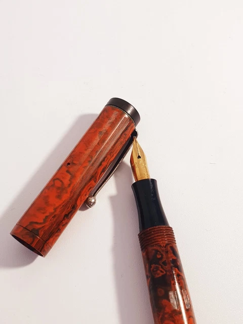 Stylo Plume Parker Victory Vintage - Plume En Or 18 Carats, Couleur Noir, Occasion