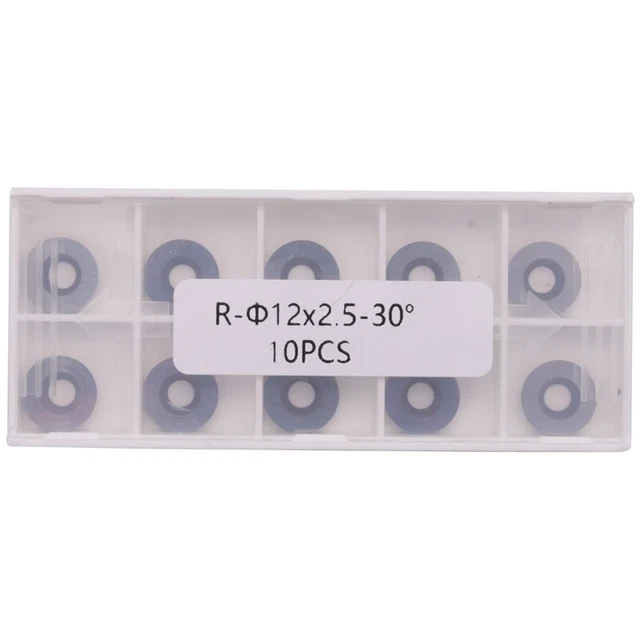 10 pz diametro 12 mm inserto rotondo in metallo duro adatto per tornitura legno Ci3 Z2Y1