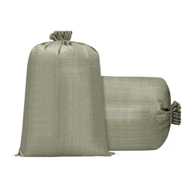 Sand Bags Empty Grey Woven Polypropylene 66.9 Inch x 47.2 Inch Pack of 5
