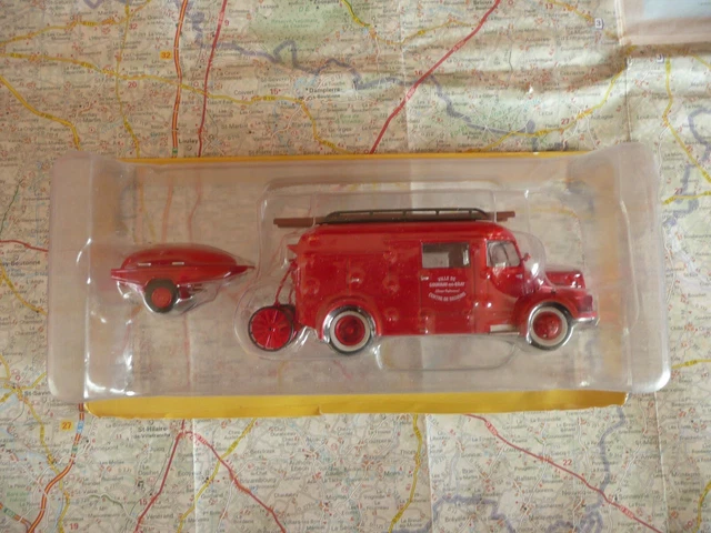 Modèle Réduit Laffly ACL5 Pompiers Paris 1/43 IXO - Hachette Collection - Occasion