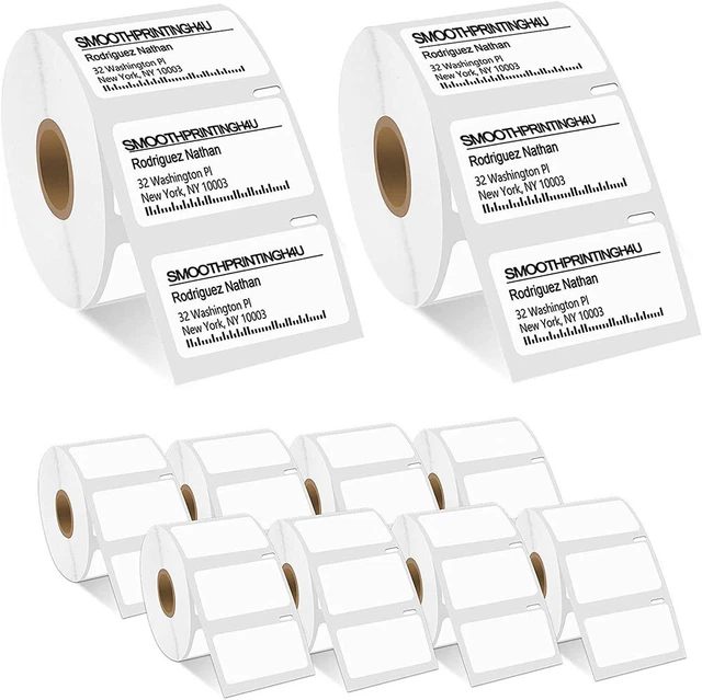 10 ROLLS SHIPPING Address Thermal Labels Fits DYMO LabelWriter 400 450