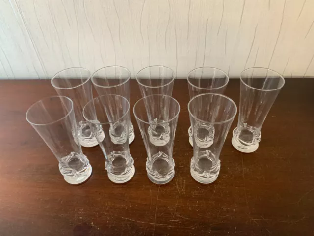 21 flûtes à champagne modèle Sorcy Cristal Daum France (prix à la pièce)