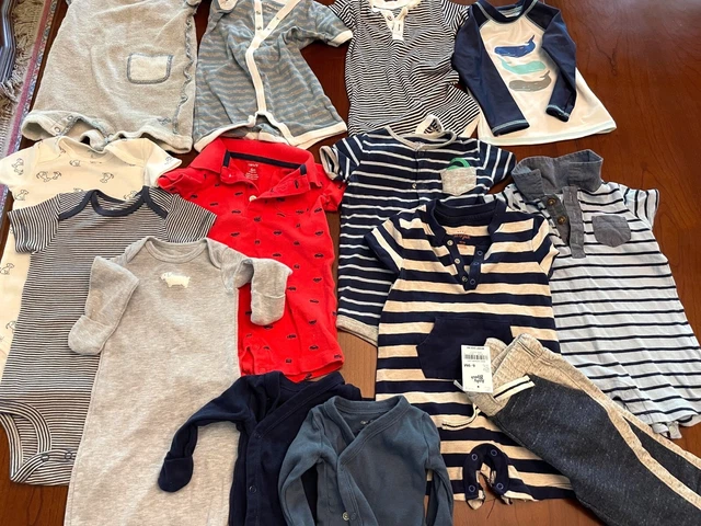Baby Boy Clothes - Size NB-9 Months - 13 Pieces