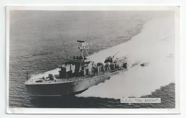 HMS GAY ARCHER Gay Class schnelles Patrouillenboot/Motorboot Royal Navy unbenutzt RP PC
