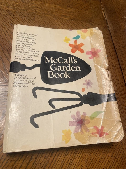 VINTAGE McCALL'S GARDEN BOOK SC 1968 BY GRETCHEN FISCHER HARSHBARGER