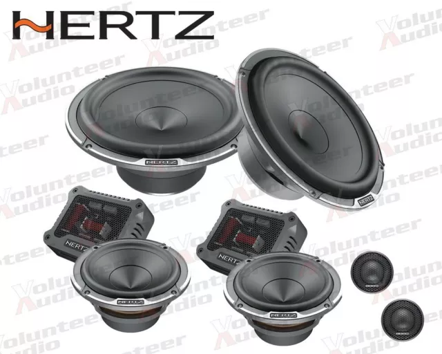 Hertz MPK163.3 6.5" 150W RMS Direct Fit Component Set Speakers