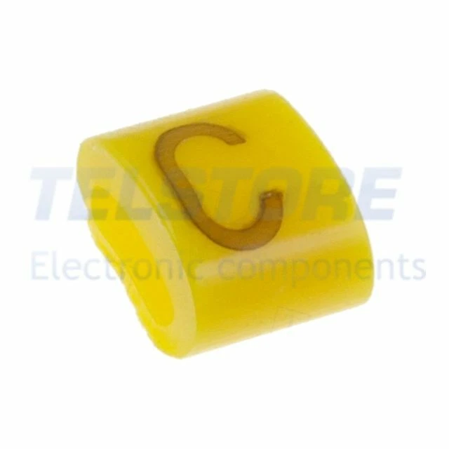 1Confezione  Segna cavi per cavi e fili 1,1÷2,5mm H 3mm A 6mm L 5mm  .