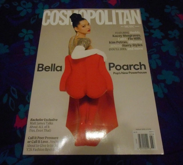 MAGAZINE COSMOPOLITAN-AVRIL 2022-LE Numéro Musical-Bella Poarch-Neuf