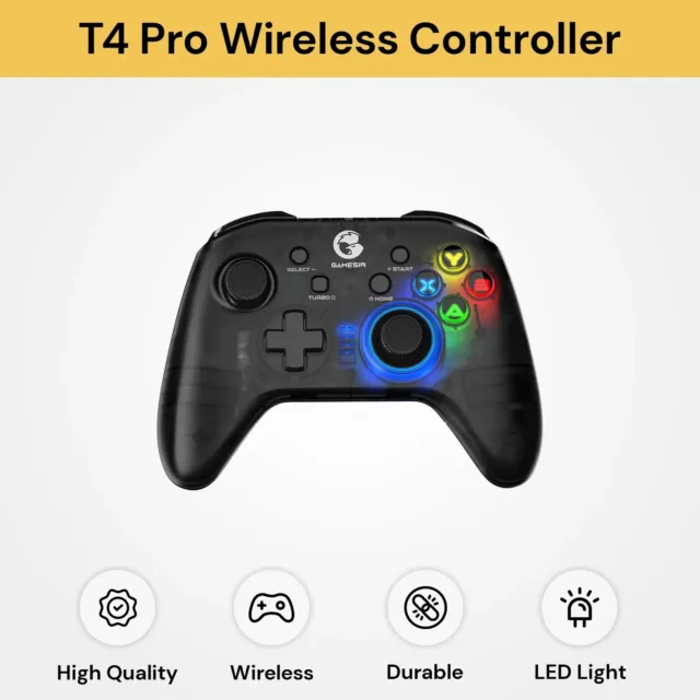 Wired Gaming Wireless Bluetooth Controller For Mobile Dual Shock Game Gamepad PC