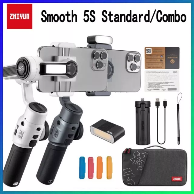 ZHIYUN Smooth 5S Standard / Combo Smartphone 3-Axis Handheld Gimbal Stabilizer