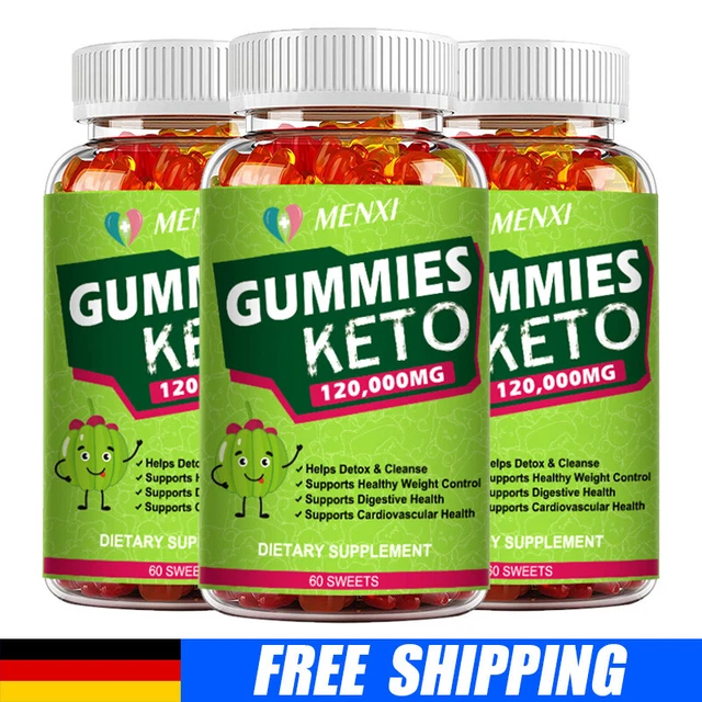 180 Gummibärchen. Diät, Ketose, Keto Fettverbrenner Weight Loss 120,000mg