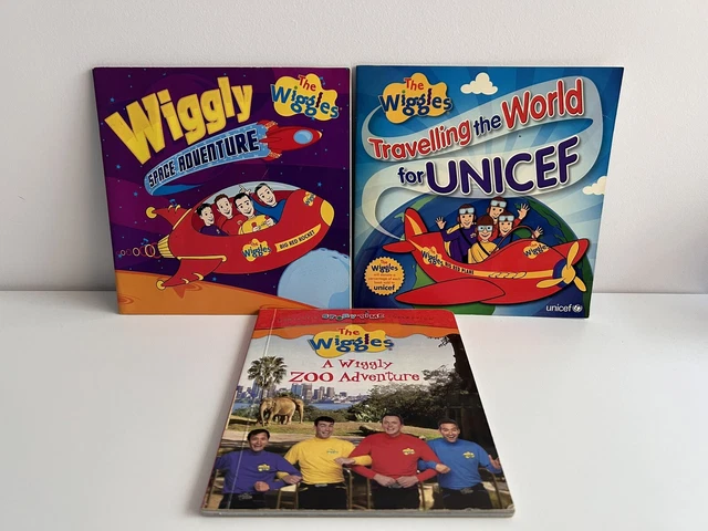 THE ORIGINAL WIGGLES Book Bundle X 3; Wiggly Space Adventure, UNICEF ...