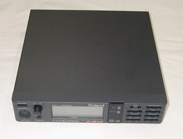 ROLAND SOUND CANVAS SC-55MK2 SC-55MKII General MIDI GS OK MADE in 