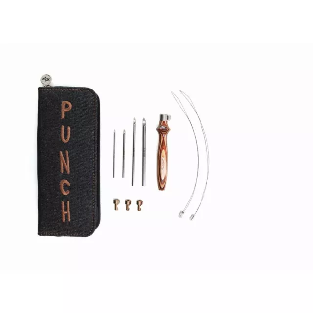 KnitPro Punch Needle Set Earthy Kit, 4 Needles 2,0 - 5,0 MM 21002