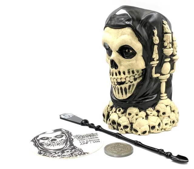 Misfits Tiki Fiend Mug Cup SET + Numbered Coaster Coin Swizzle Stick Wondercon Misfits Tiki Fiend Mug Cup SET + Numbered Coaster Coin Swizzle Stick Wondercon