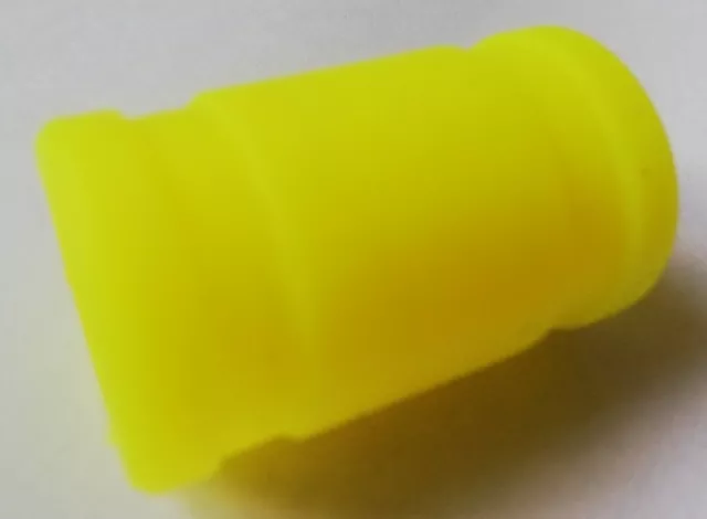 RC 1/8 NITRO buggy Car Silicone Joint Rubber exhaust COUPLER Adaptor Yellow