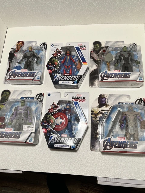 Hasbro Marvell Avengers 6 pc Action figure lot