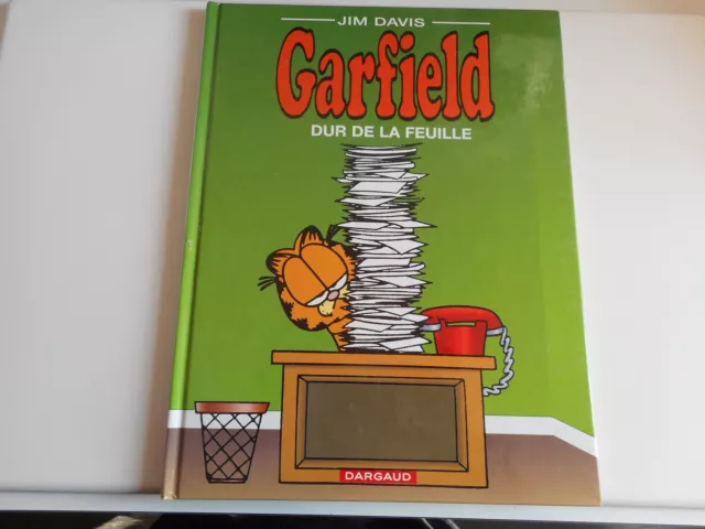 Bd - Garfield Dur De La Feuille - Jim Davis - Dargaud