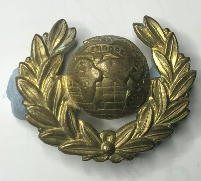 WW2 Royal Marines Gilt Collar Badge 39 x 32 mm