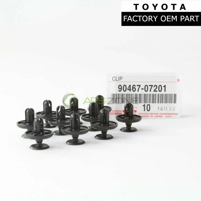 GENUINE TOYOTA LEXUS Engine Under Cover Retainer Bag Of 10 Oem 90467