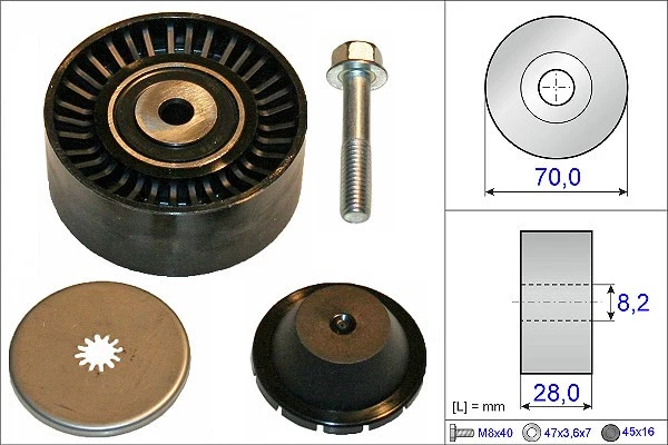 Courroie Striée 6PK1165 QUARKZMAN - 6 Nervures - 1165mm X 21mm X 5mm - EPDM Poly V Multi-Gorges