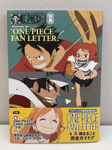 ONE PIECE MAGAZINE Fan Letter Deluxe 2-Book Set sin abrir de Japón