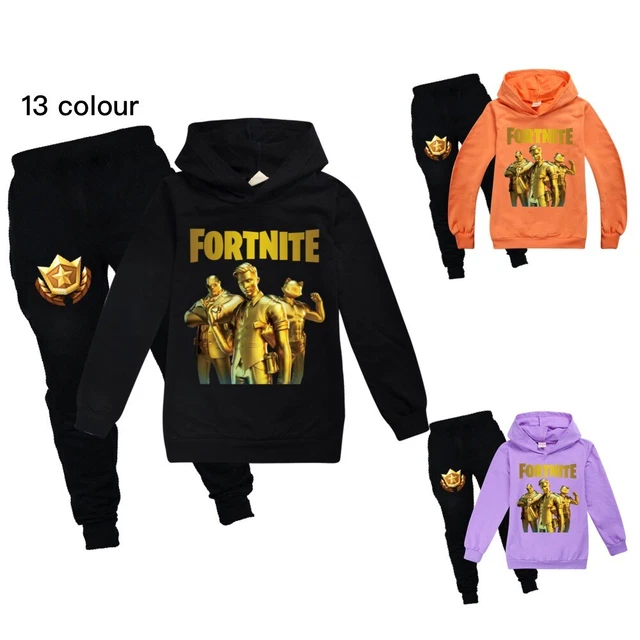 Kids Fortnite Hoodie+Pants Tracksuit Casual Long Sleeve Jumper Sports Outfit AU