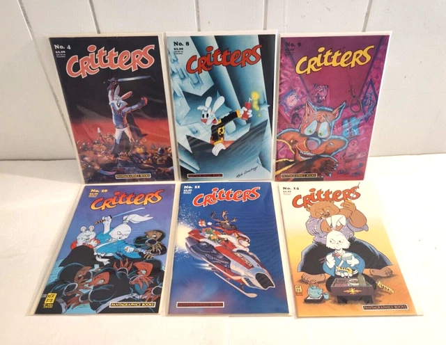 Critters Fantagraphics High Grade Comic Book Lot (9)