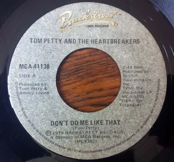 Tom Petty And The Heartbreakers – Don't Do Me Like That 45 RPM RECORD