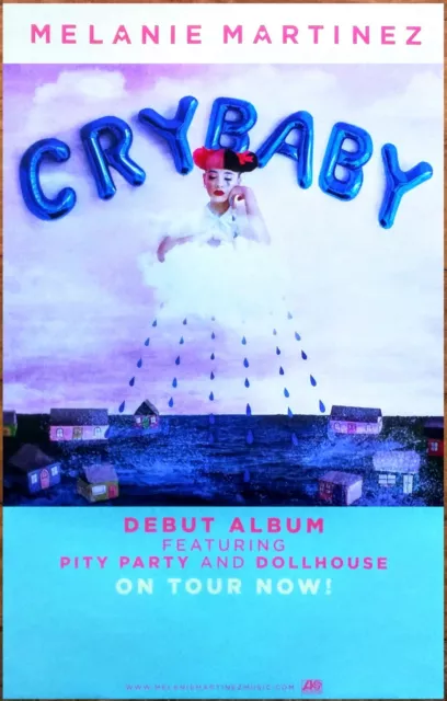 MELANIE MARTINEZ Cry Baby Ltd Ed RARE Tour Poster +BONUS Pop Poster! Portals