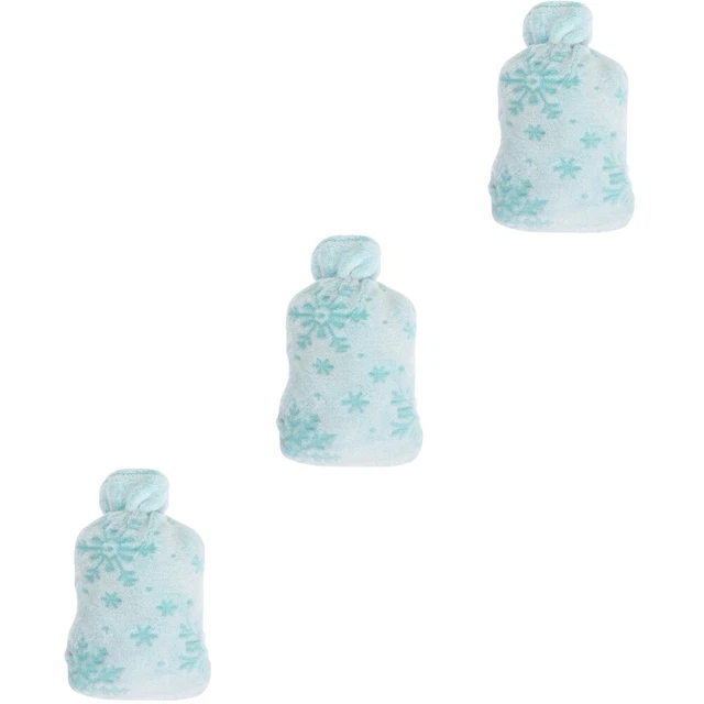 3 Pieces Copertura Hot Pack Antiscottatura Borsa Dell'acqua Calda Copri Borsa