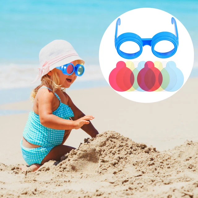 Set gioco bambini tre bicchieri colori base per neonati neonato