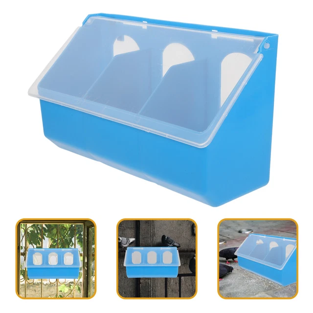 Dispensador de alimento para pájaros para colgar loros, dispensador de alimento para jaulas de pájaros,